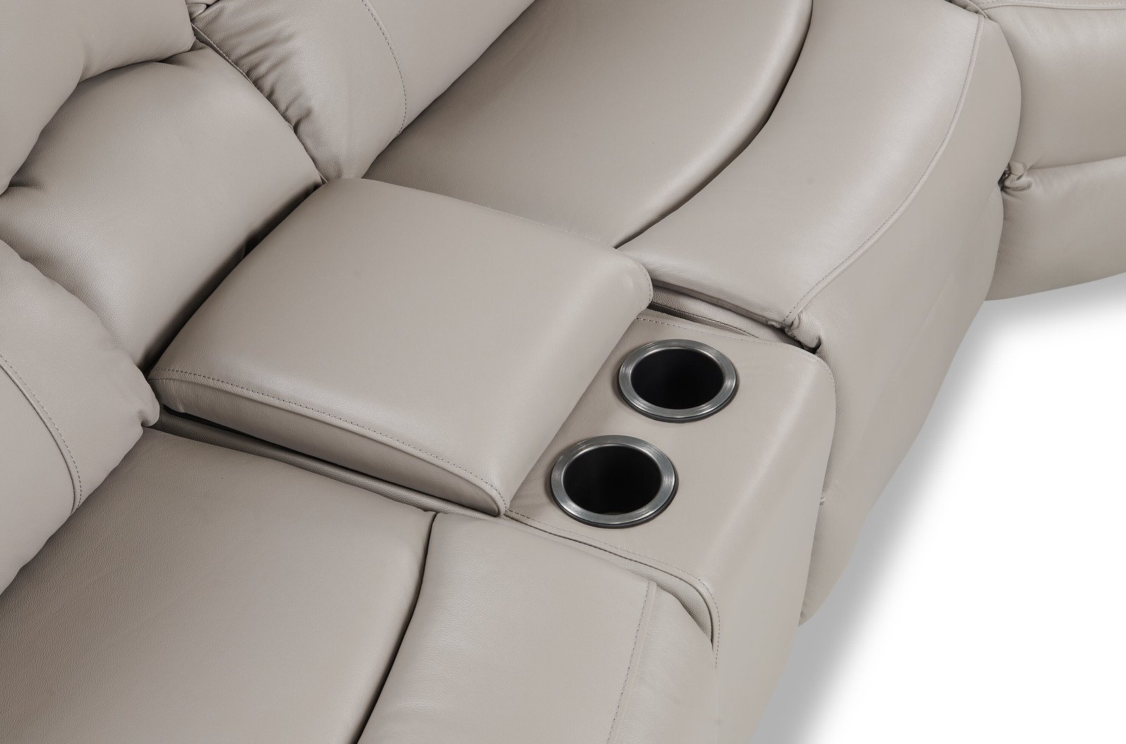 marcel-6-piece-genuine-leather-reclining-sectional-grey - Image 9