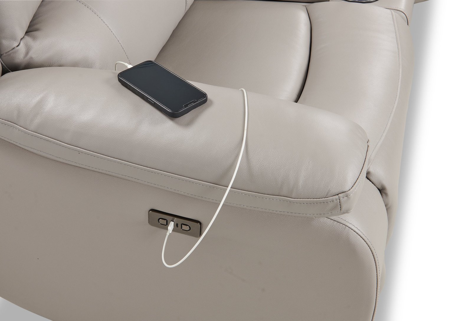 marcel-6-piece-genuine-leather-reclining-sectional-grey - Image 13