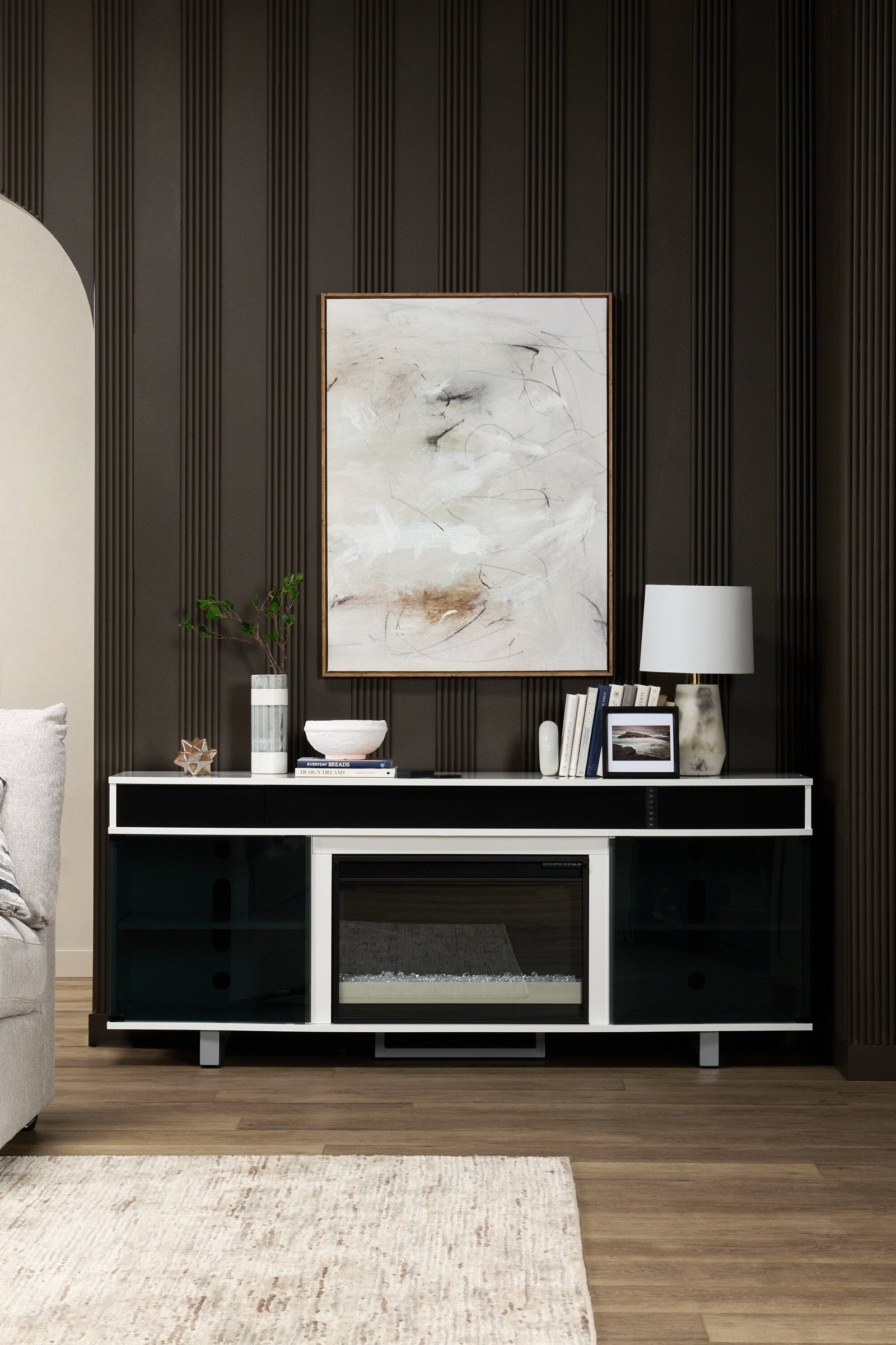 odesos-72-tv-stand-with-glass-ember-firebox-and-soundbar-white - Image 9